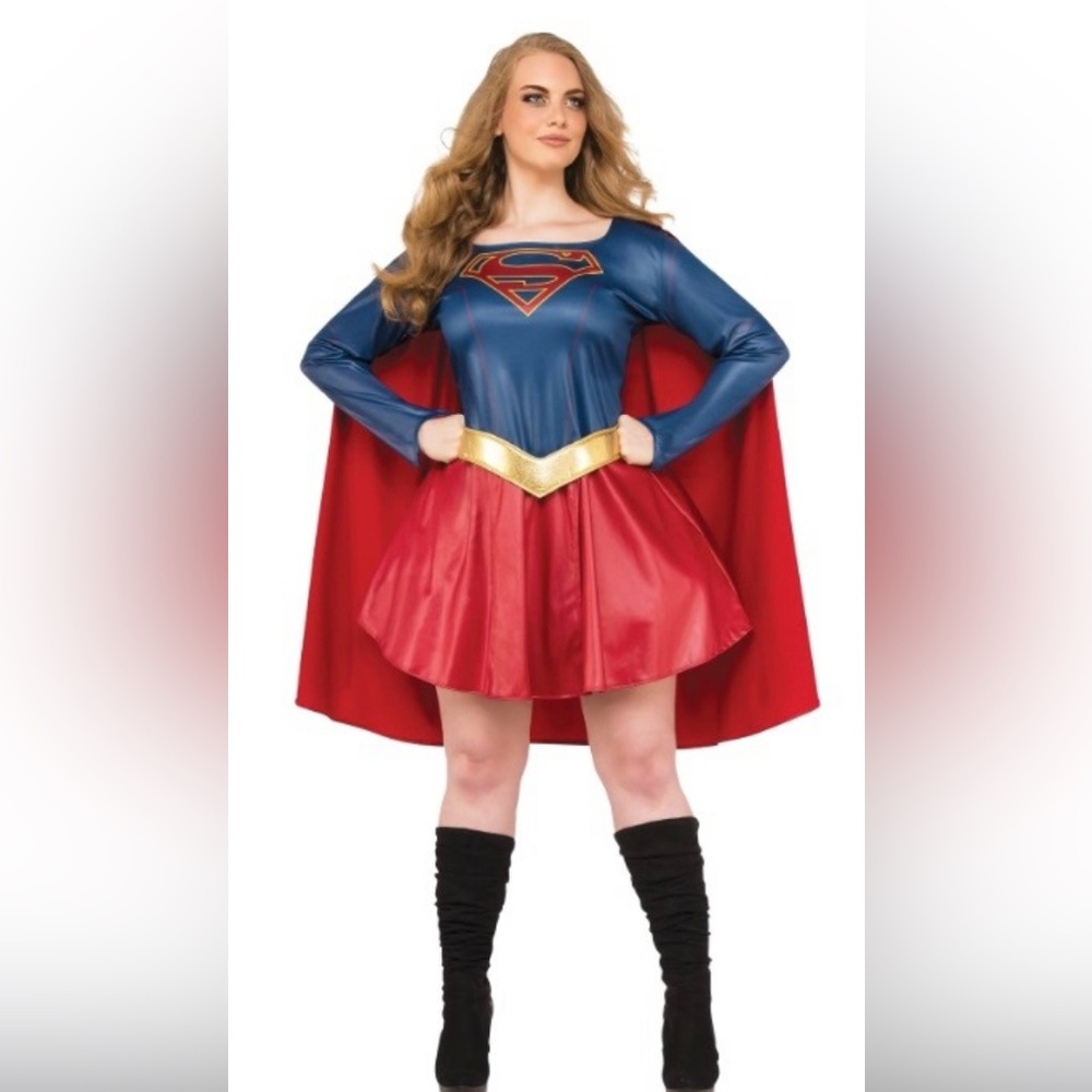 Plus size Super Girl (movie) costume